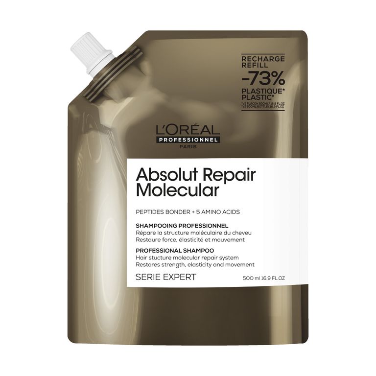 Refill Shampoo Reparación Molecular Absolut Repair Molecular 500ml L'Oréal Professionnel