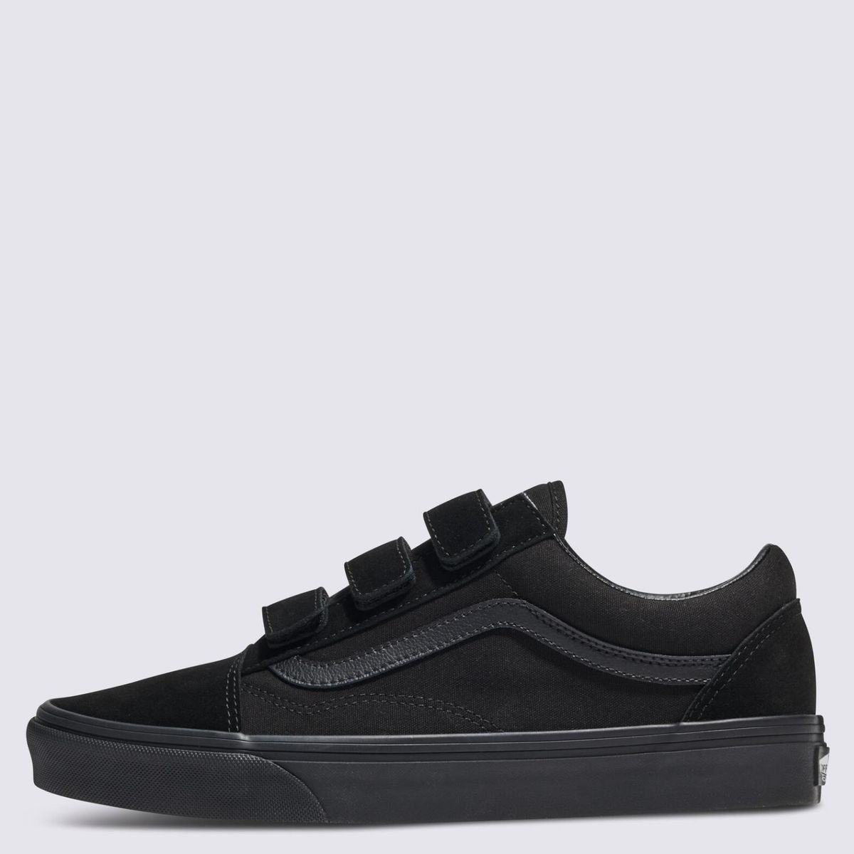 VANS - Old Skool V Zapatilla Urbana Mujer Cuero Negro Vans