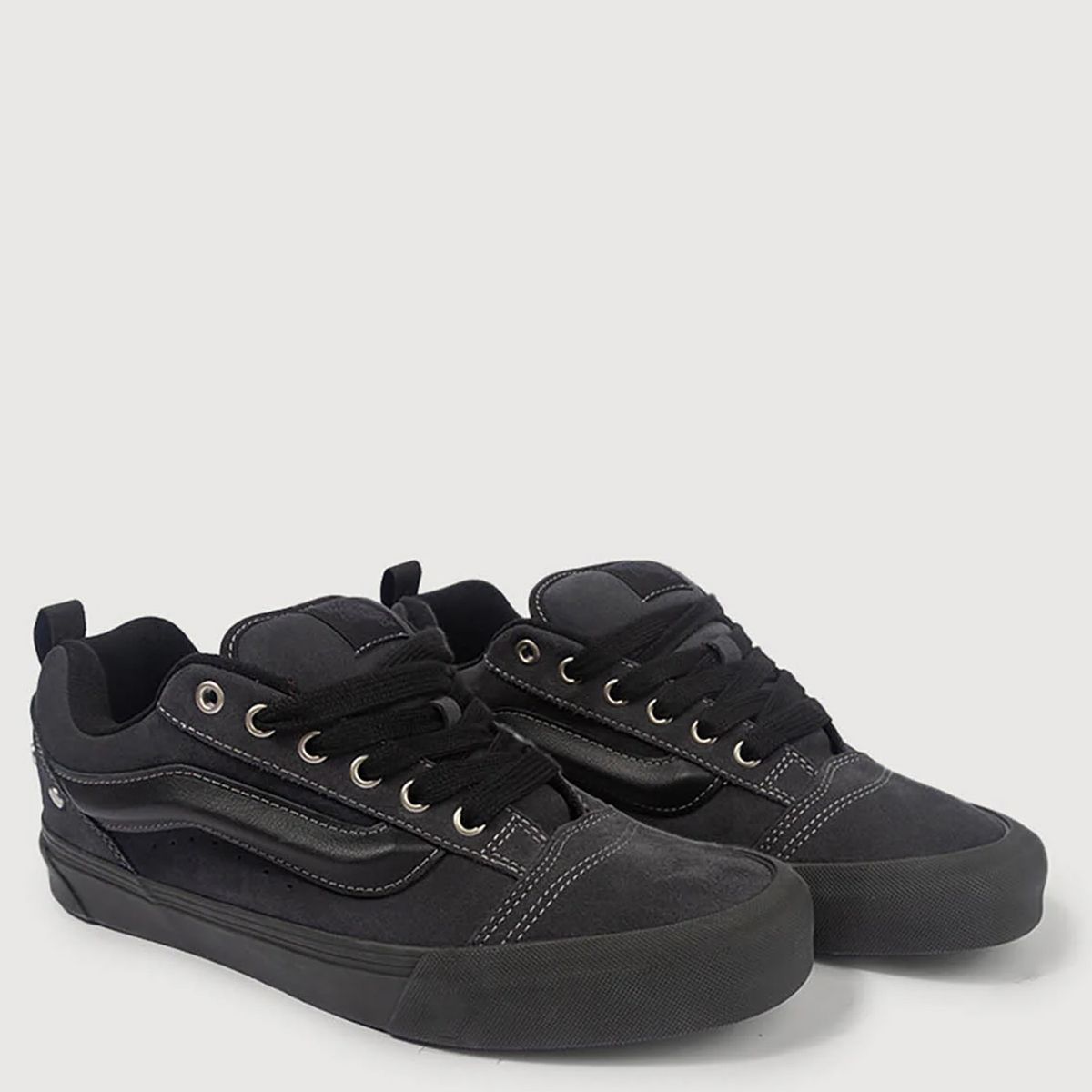 VANS - Knu Skool Zapatilla Urbana Hombre Cuero Negro Vans