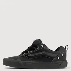 VANS - Knu Skool Zapatilla Urbana Hombre Cuero Negro