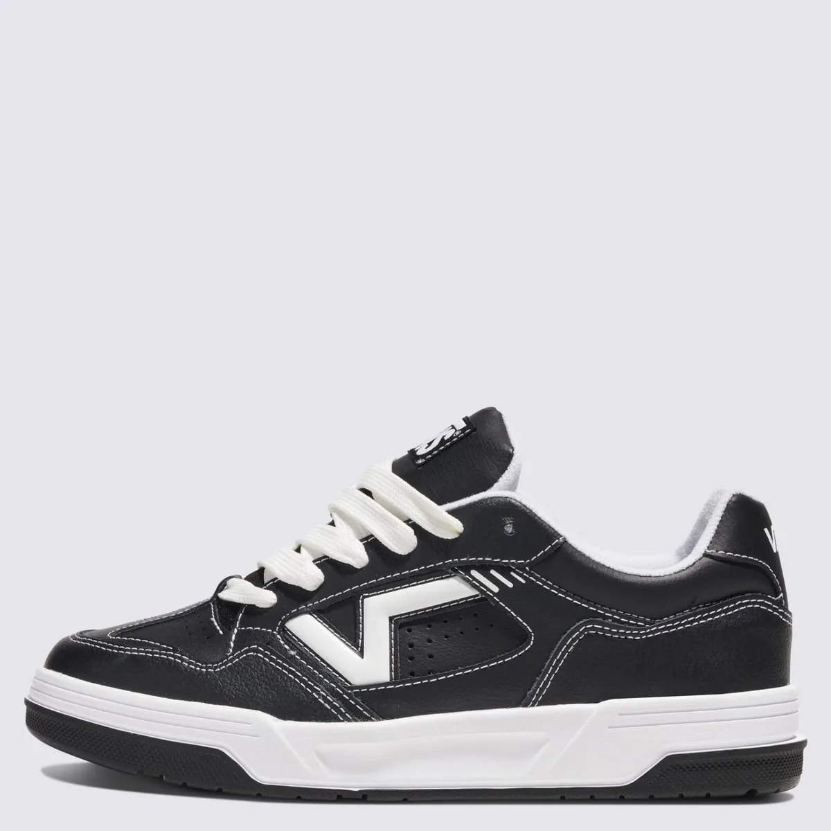 VANS - Upland Zapatilla Urbana Hombre Cuero Negro Vans