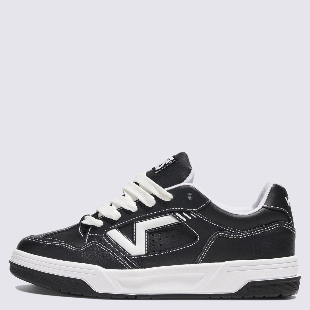 VANS - Upland Zapatilla Urbana Hombre Cuero Negro Vans