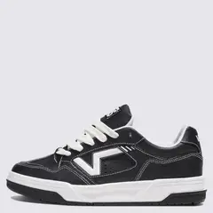 VANS - Upland Zapatilla Urbana Hombre Cuero Negro