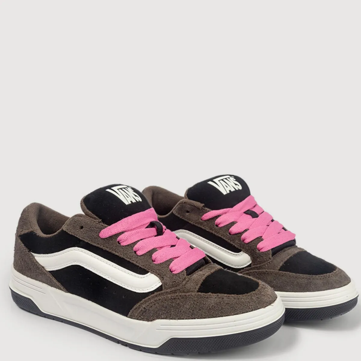 VANS - Hylane Zapatilla Urbana Hombre Cuero Gris Vans