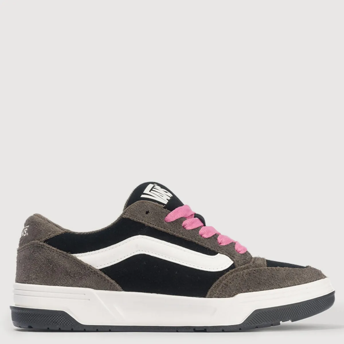VANS - Hylane Zapatilla Urbana Hombre Cuero Gris Vans