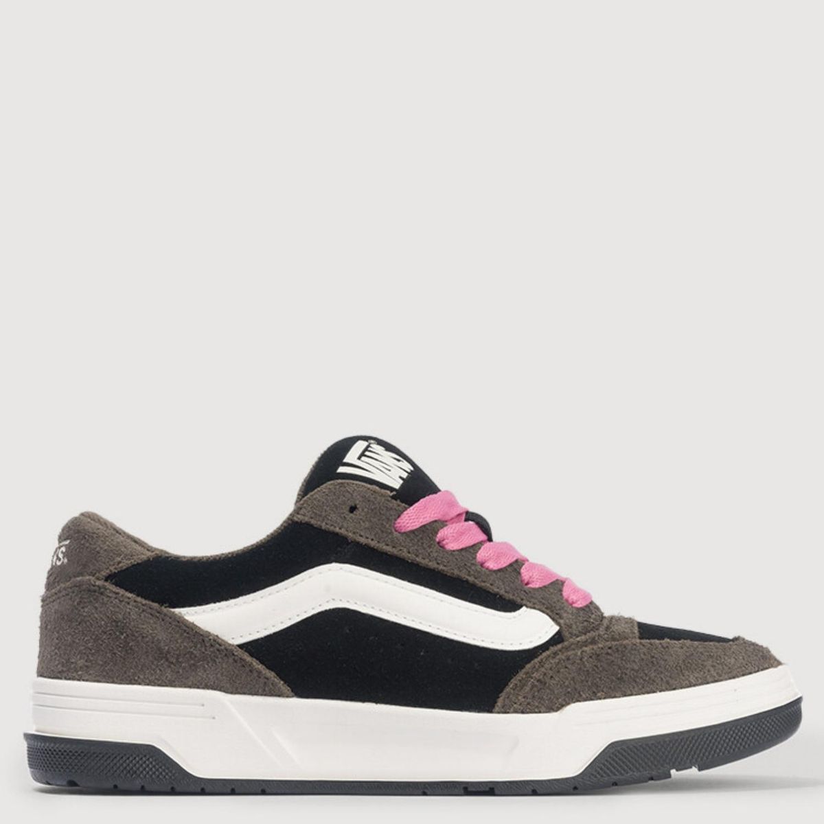 VANS - Hylane Zapatilla Urbana Hombre Cuero Gris Vans