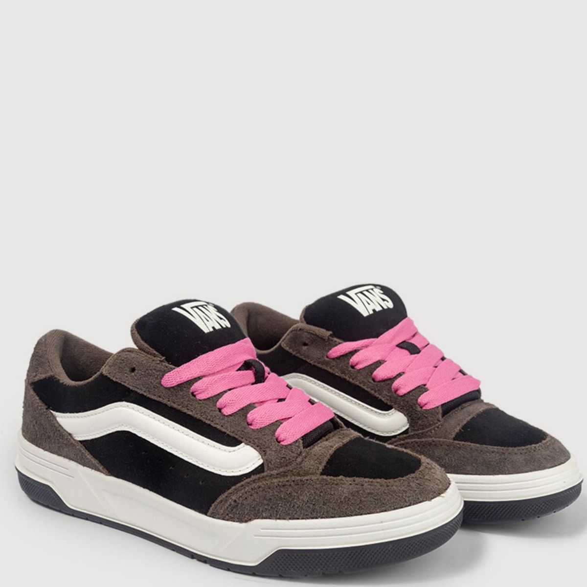VANS - Hylane Zapatilla Urbana Hombre Cuero Gris Vans