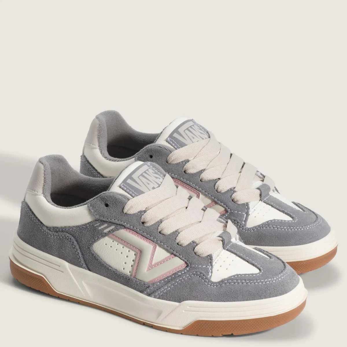 VANS - Upland Zapatilla Urbana Mujer Cuero Gris Vans