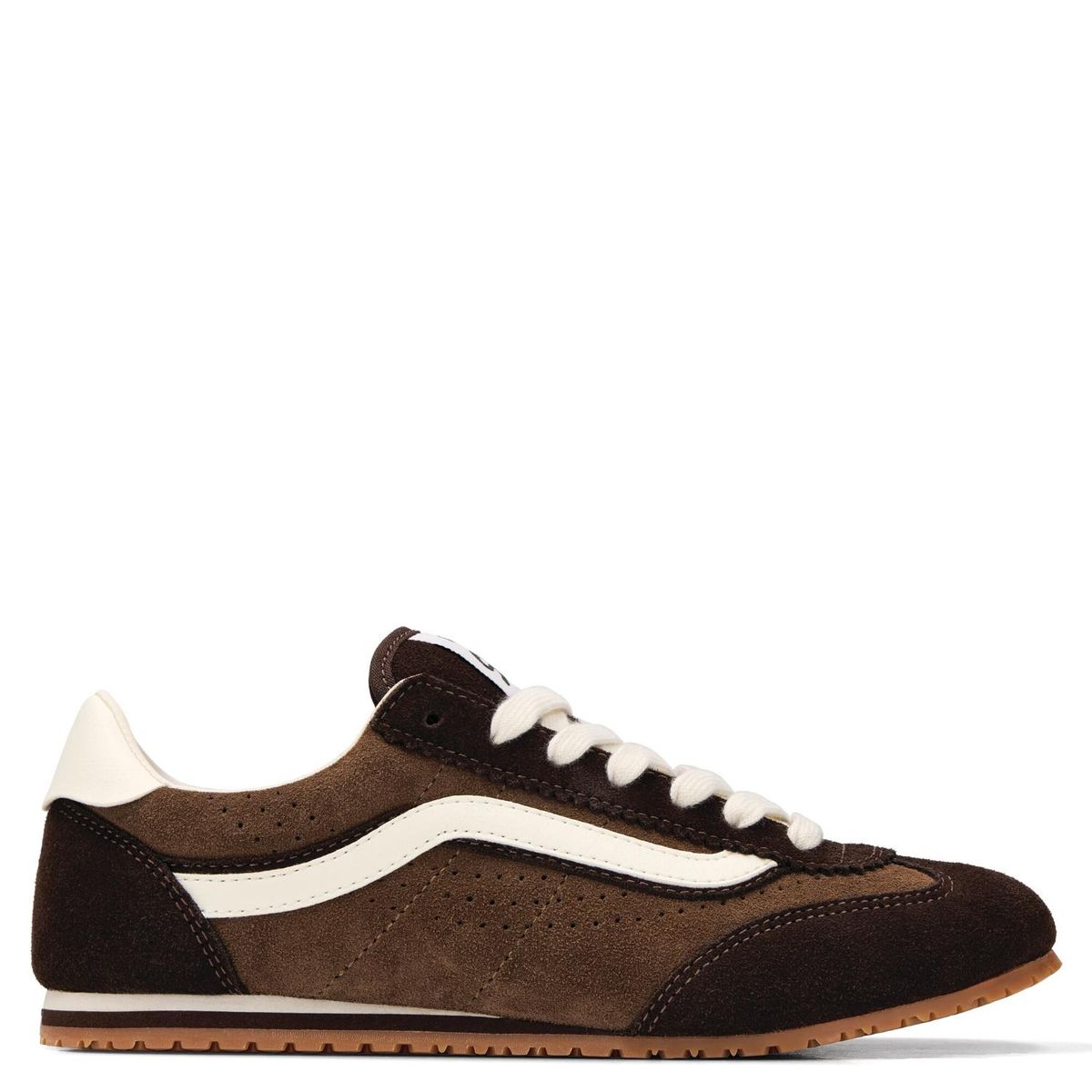 VANS - Super Lowpro Zapatilla Urbana Mujer Cuero Café Vans