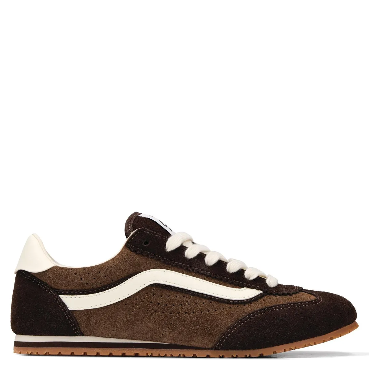 VANS - Super Lowpro Zapatilla Urbana Mujer Cuero Café Vans