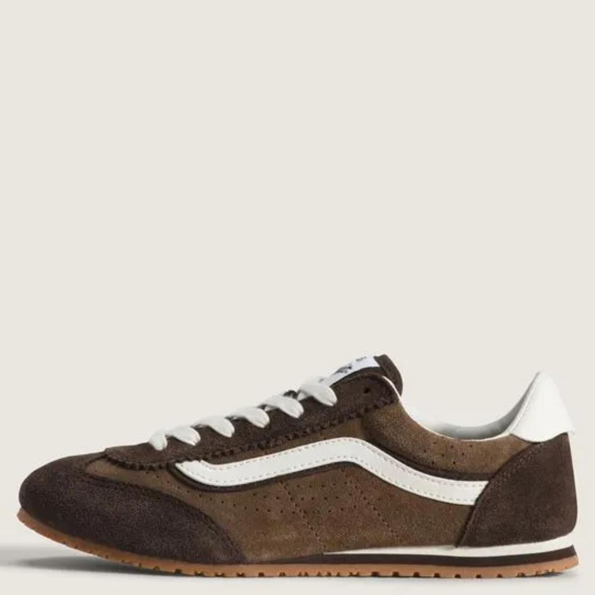 VANS - Super Lowpro Zapatilla Urbana Mujer Cuero Café Vans