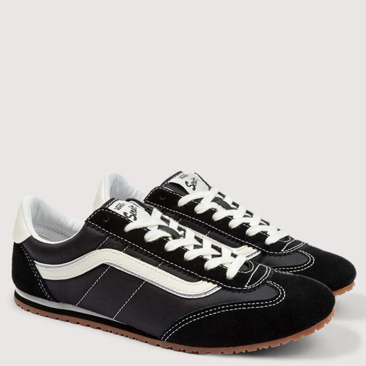 VANS - Super Lowpro Zapatilla Urbana Mujer Textil Negro Vans