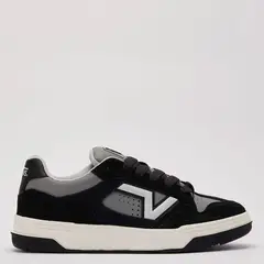 VANS - Upland Zapatilla Urbana Hombre Cuero Negro