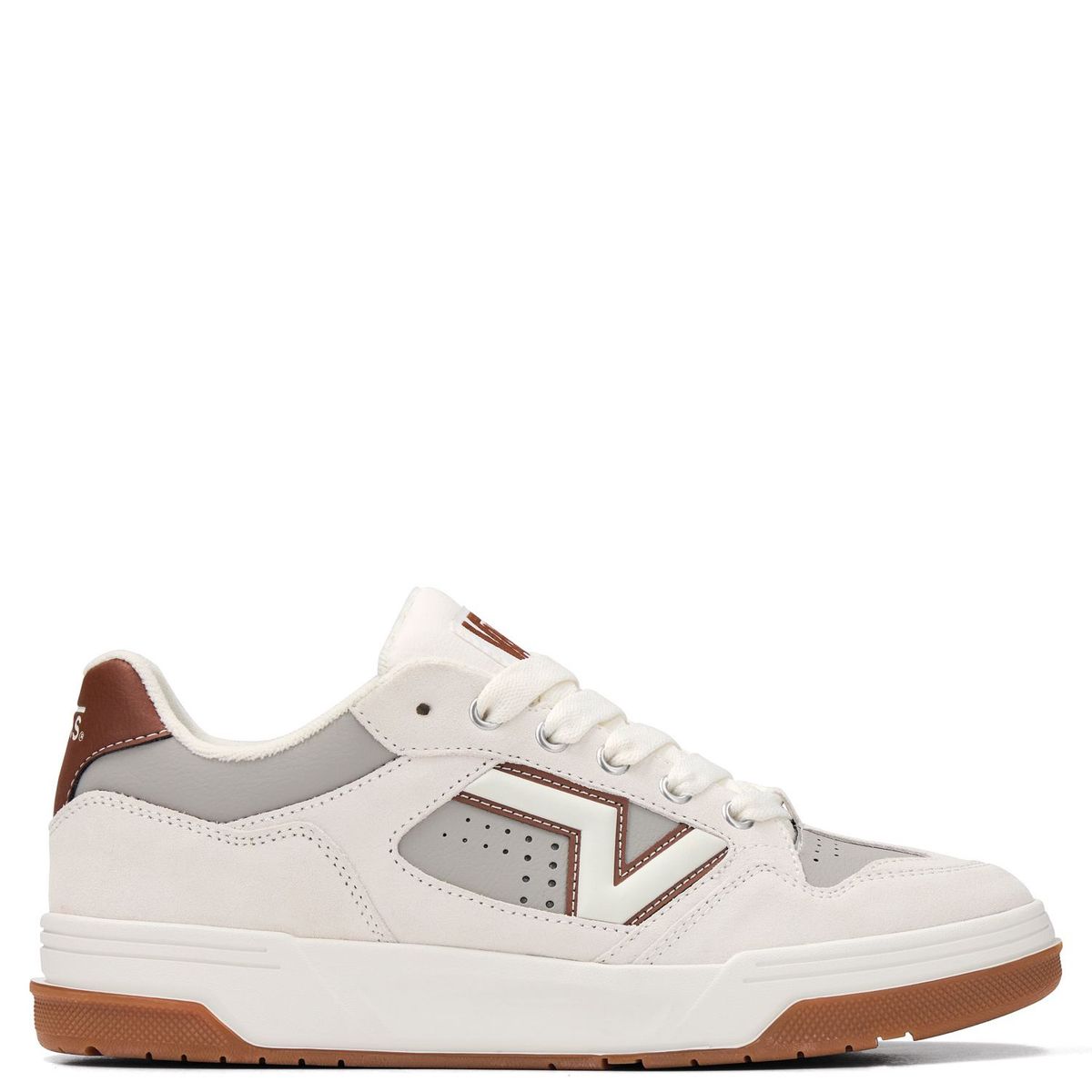VANS - Upland Zapatilla Urbana Hombre Cuero Blanco Vans