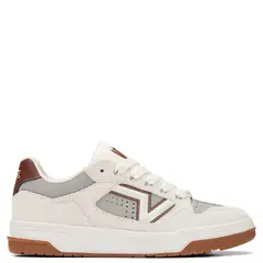 VANS - Upland Zapatilla Urbana Hombre Cuero Blanco