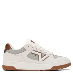 VANS - Upland Zapatilla Urbana Hombre Cuero Blanco