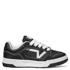 VANS - Upland Zapatilla Urbana Hombre Cuero Negro