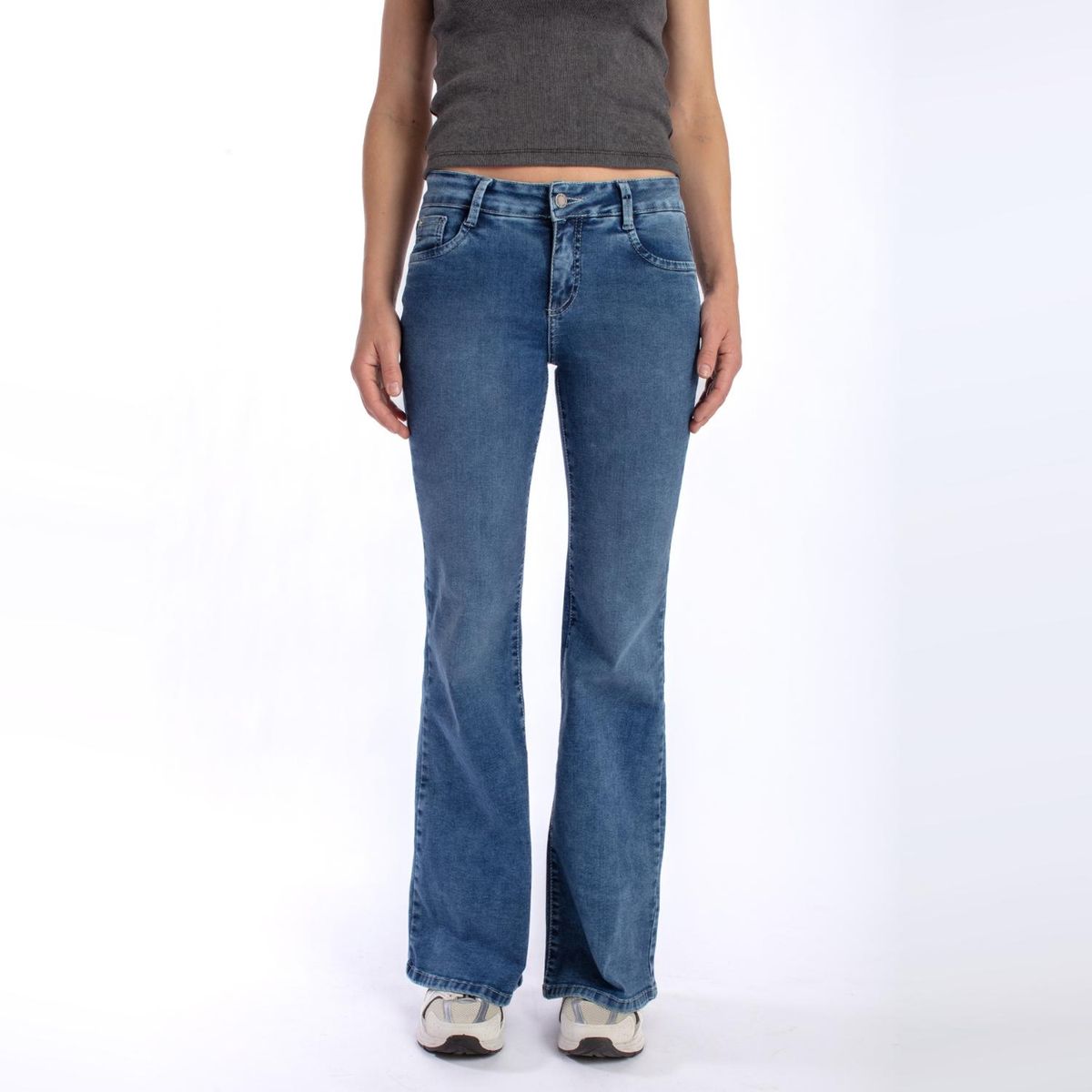 EFESIS - Jeans Wide Leg Tiro Medio Mujer Efesis
