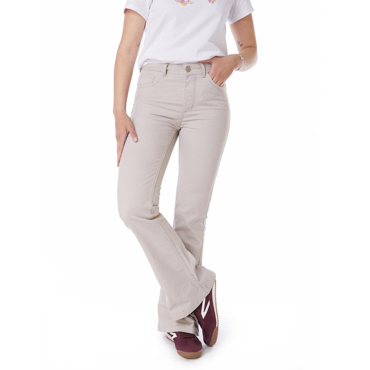 EFESIS - Jeans Wide Leg Tiro Medio Mujer Efesis