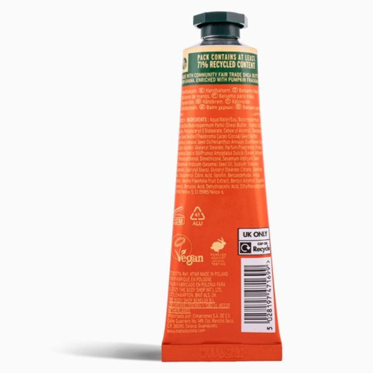 THE BODY SHOP - Crema de Manos Vanilla Pumpkin The Body Shop