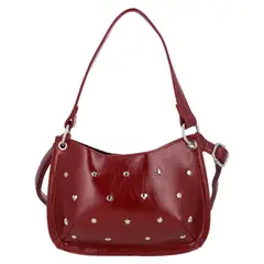 SECRET - Cartera Bandolera Berlin ST6 Mediana Burdeo