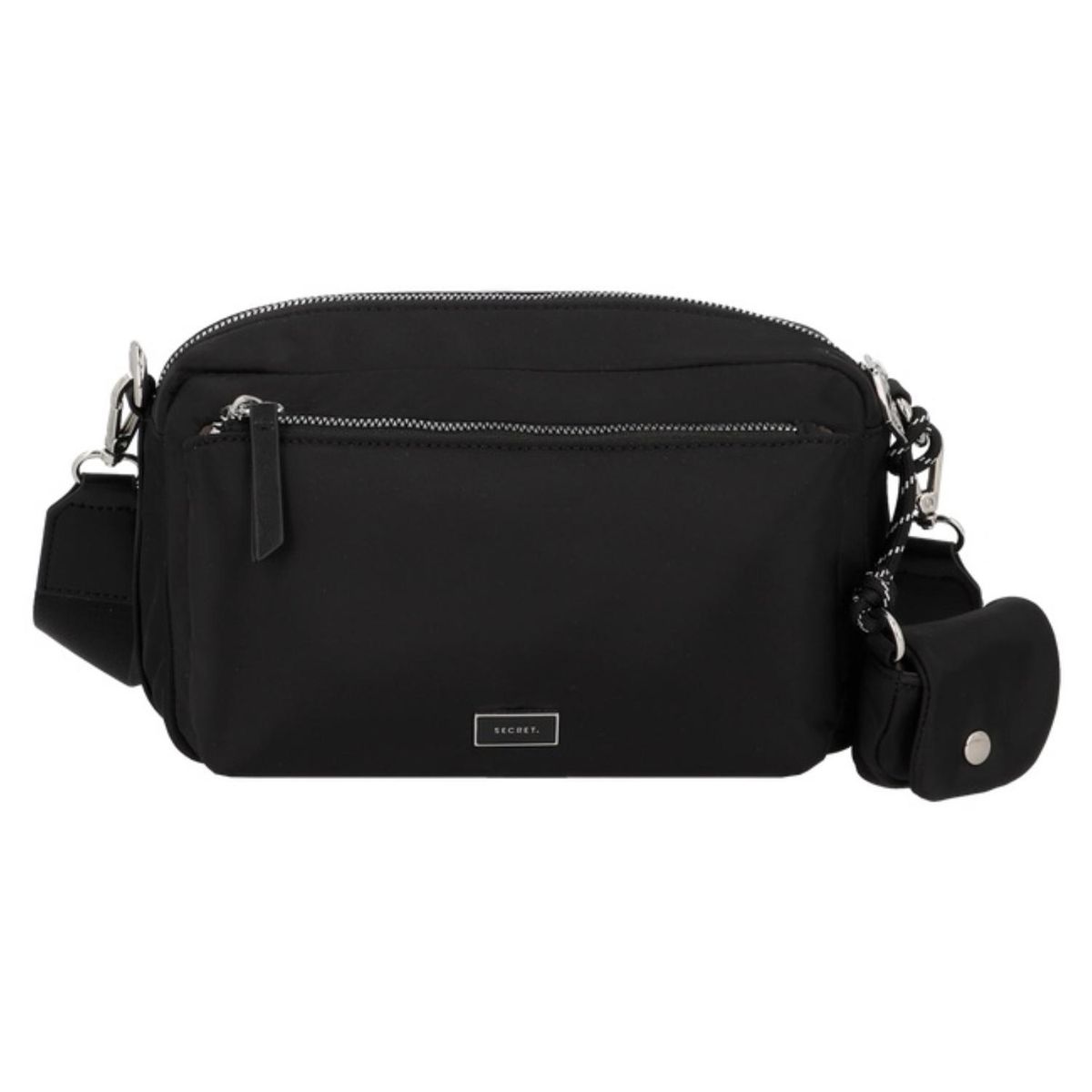 SECRET - Cartera Bandolera Lapland ST6 Pequeña Negro Secret