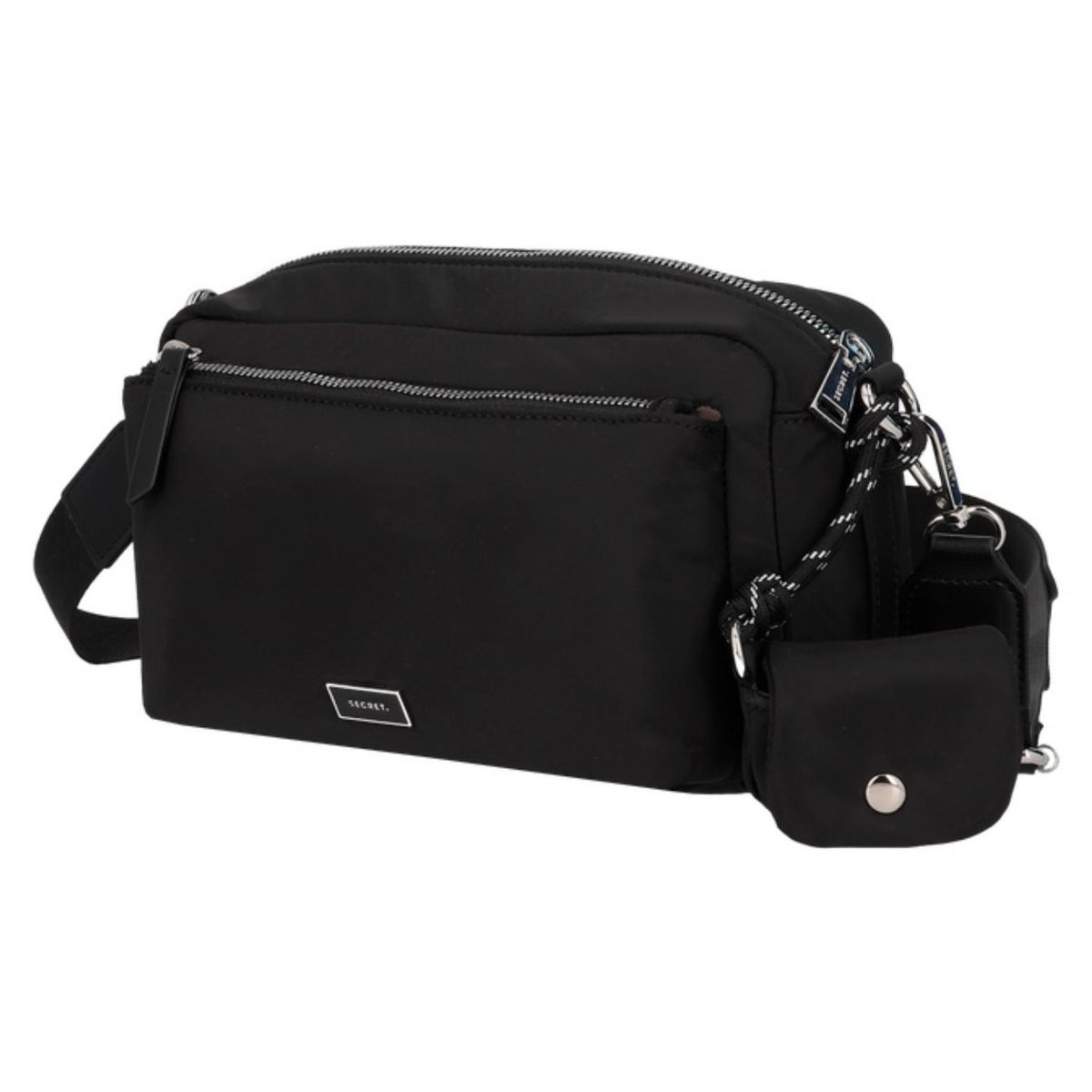 SECRET - Cartera Bandolera Lapland ST6 Pequeña Negro Secret