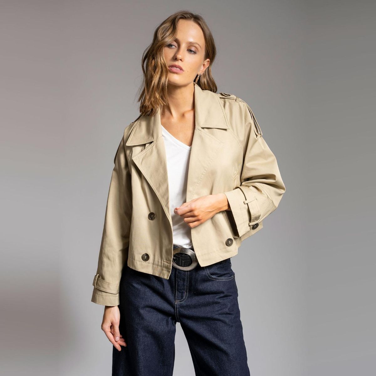 LOLITA LPK - Trench Carola Camel Mujer Lolita Lpk