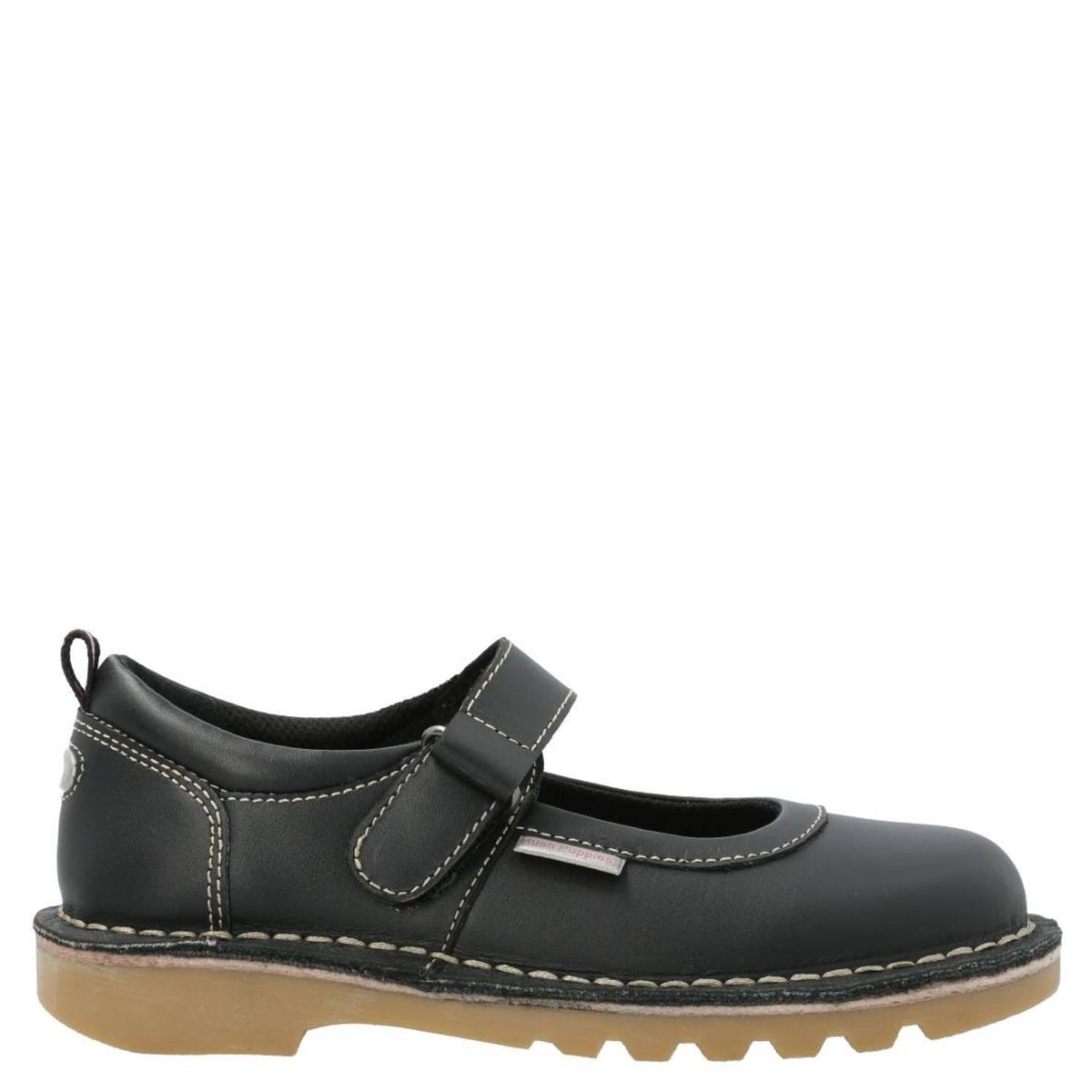 HUSH PUPPIES - Zapatilla Urbana Niña Cuero Negro (36 a 41) Hush Puppies