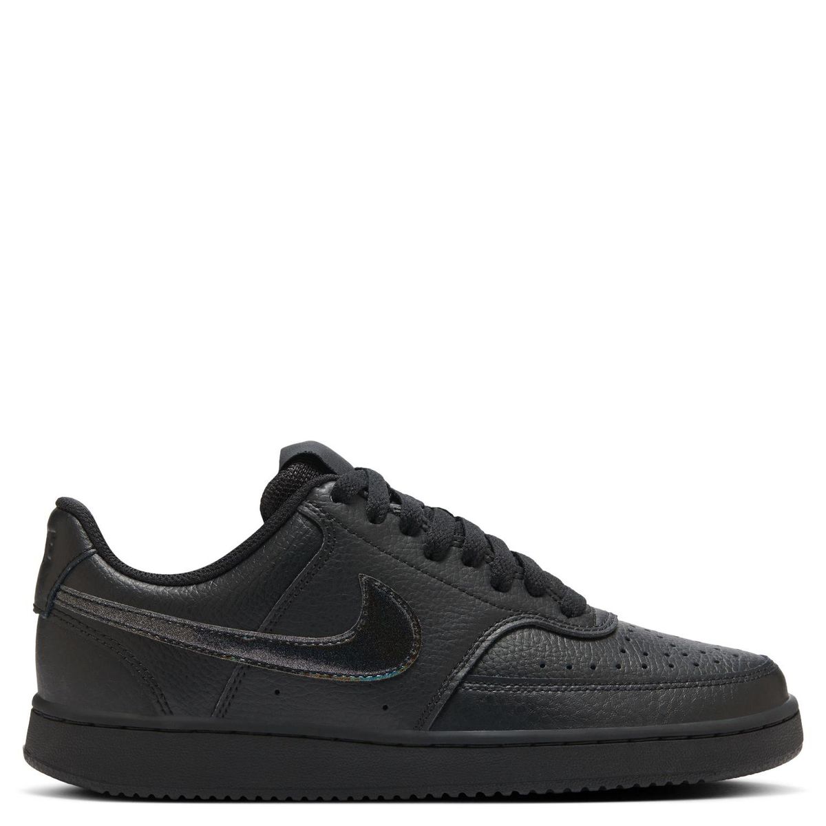 NIKE - Court Vision Low Zapatilla Urbana Mujer Cuero Negro Nike