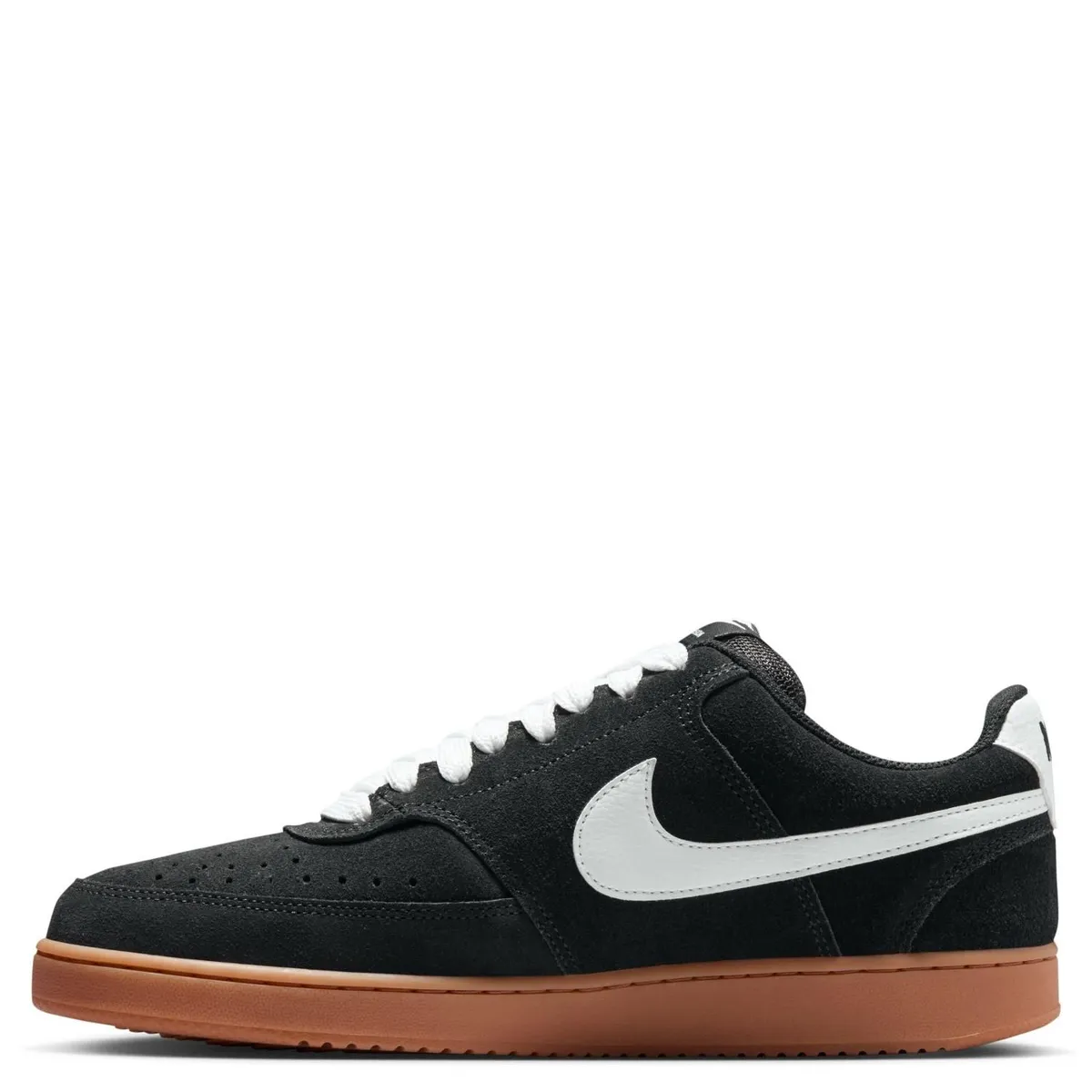 NIKE - Court Vision Lo Fl Zapatilla Urbana Hombre Cuero Negro Nike