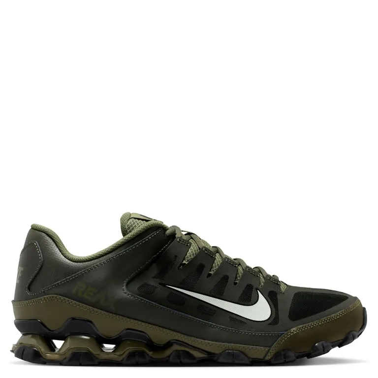 Reax 8 Tr Mesh Zapatilla Urbana Hombre Cuero Verde