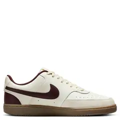 NIKE - Court Vision Lo Zapatilla Urbana Hombre Cuero Blanco