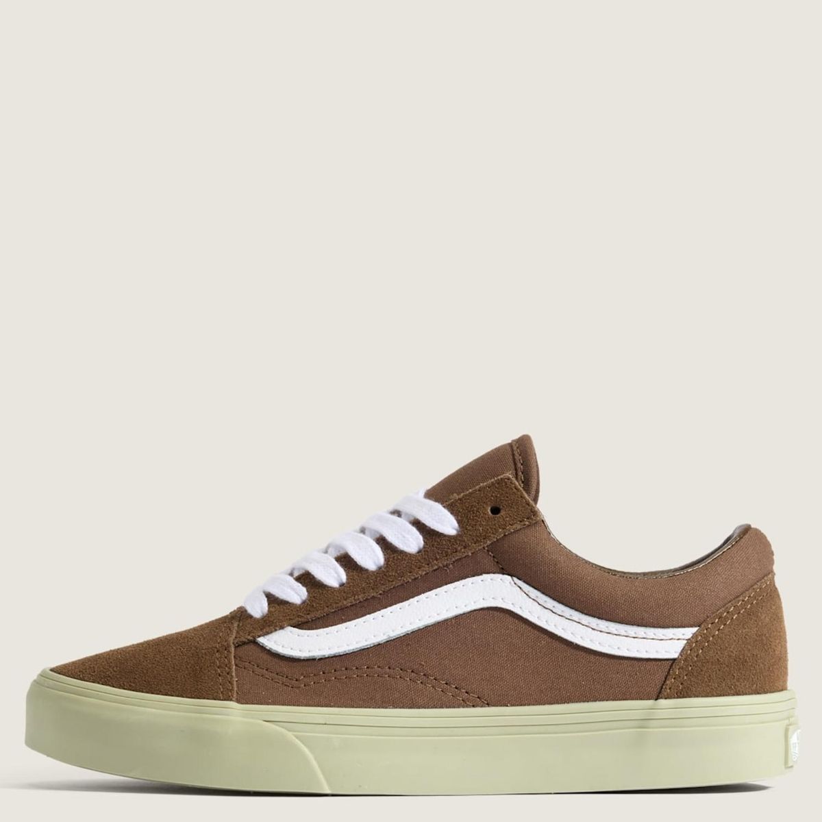 VANS - Old Skool Zapatilla Urbana Hombre Cuero Café Vans