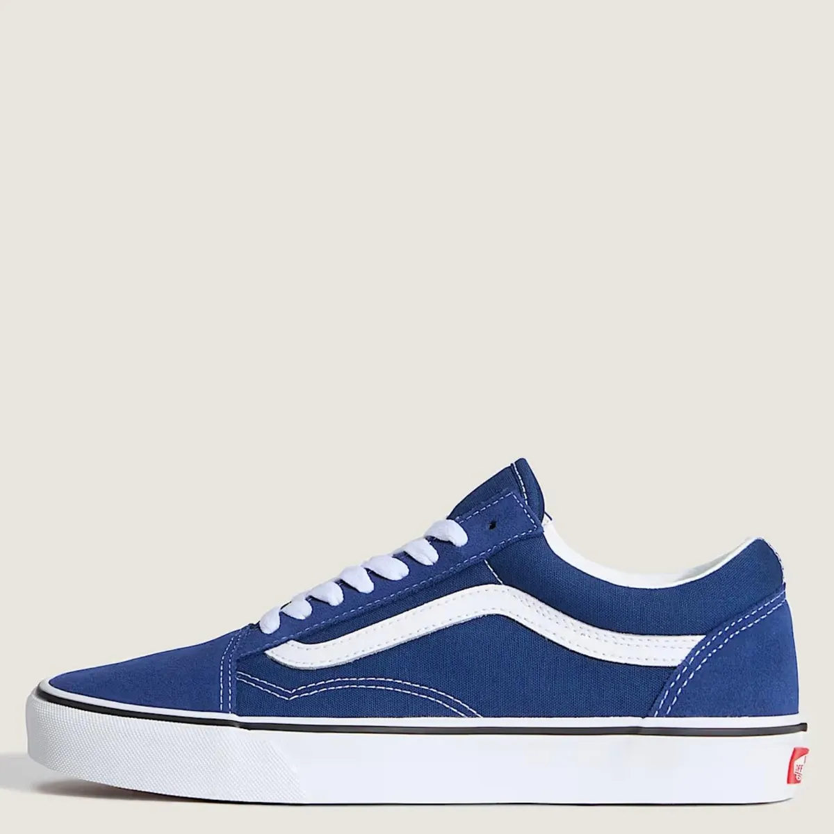 VANS - Old Skool Zapatilla Urbana Hombre Cuero Azul Vans