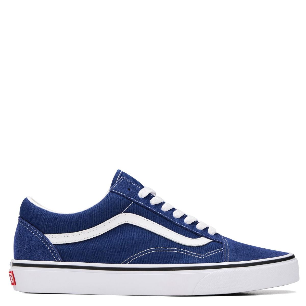 VANS - Old Skool Zapatilla Urbana Hombre Cuero Azul Vans