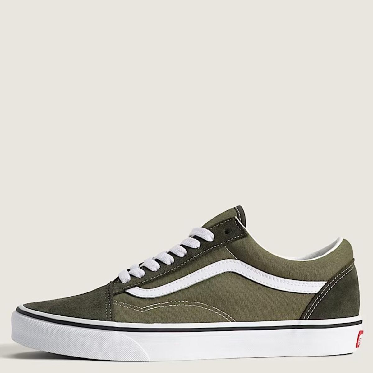 VANS - Old Skool Zapatilla Urbana Hombre Cuero Verde Vans