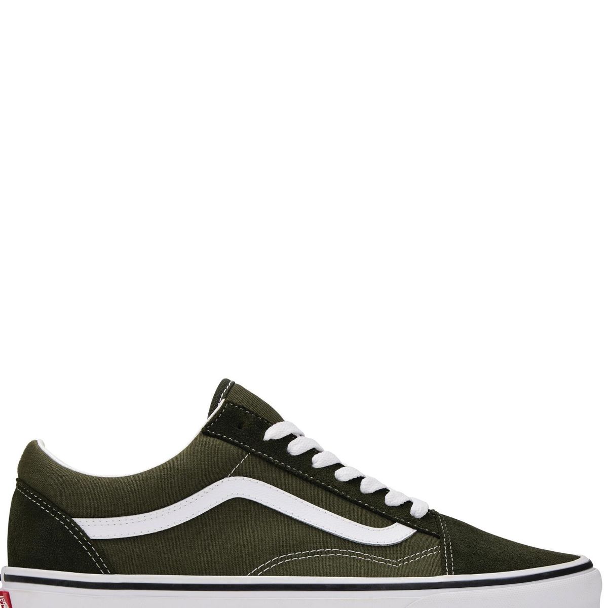 VANS - Old Skool Zapatilla Urbana Hombre Cuero Verde Vans