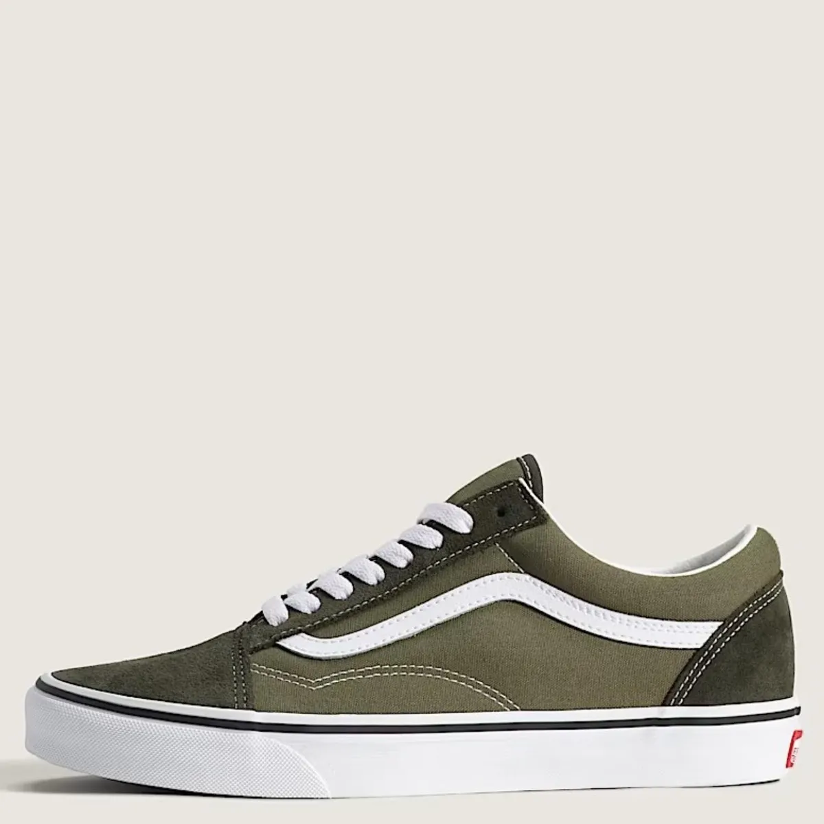 VANS - Old Skool Zapatilla Urbana Hombre Cuero Verde Vans