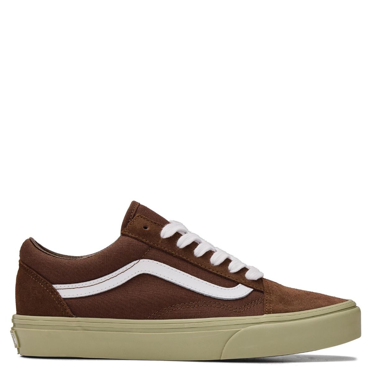 VANS - Old Skool Zapatilla Urbana Mujer Cuero Café Vans