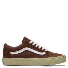VANS - Old Skool Zapatilla Urbana Mujer Cuero Café
