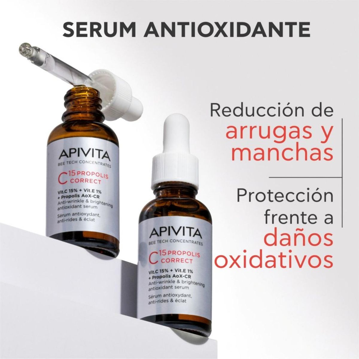 APIVITA - Serum Vitamina C15 Corrector Bee Tech Concentrates 30ml Apivita