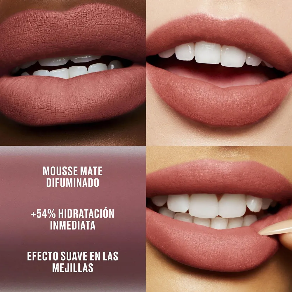 Mac Powder Kiss Lip & Cheek Mousse Pink Roses, foto 3