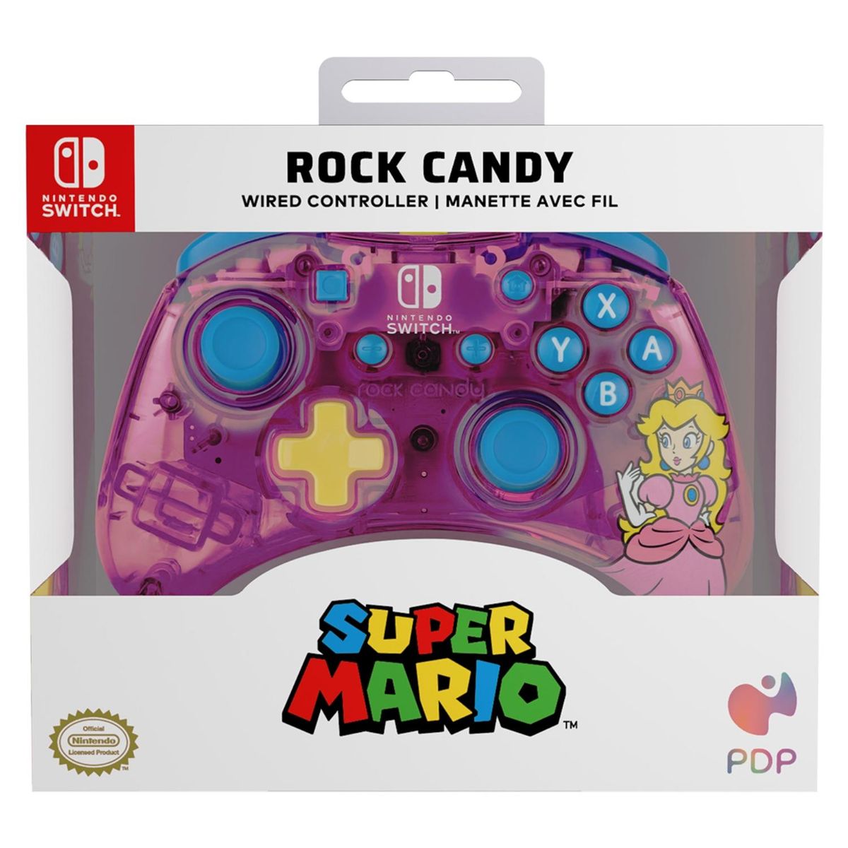 PDP - Joystick Rock Candy Wired Peach Nsw PDP