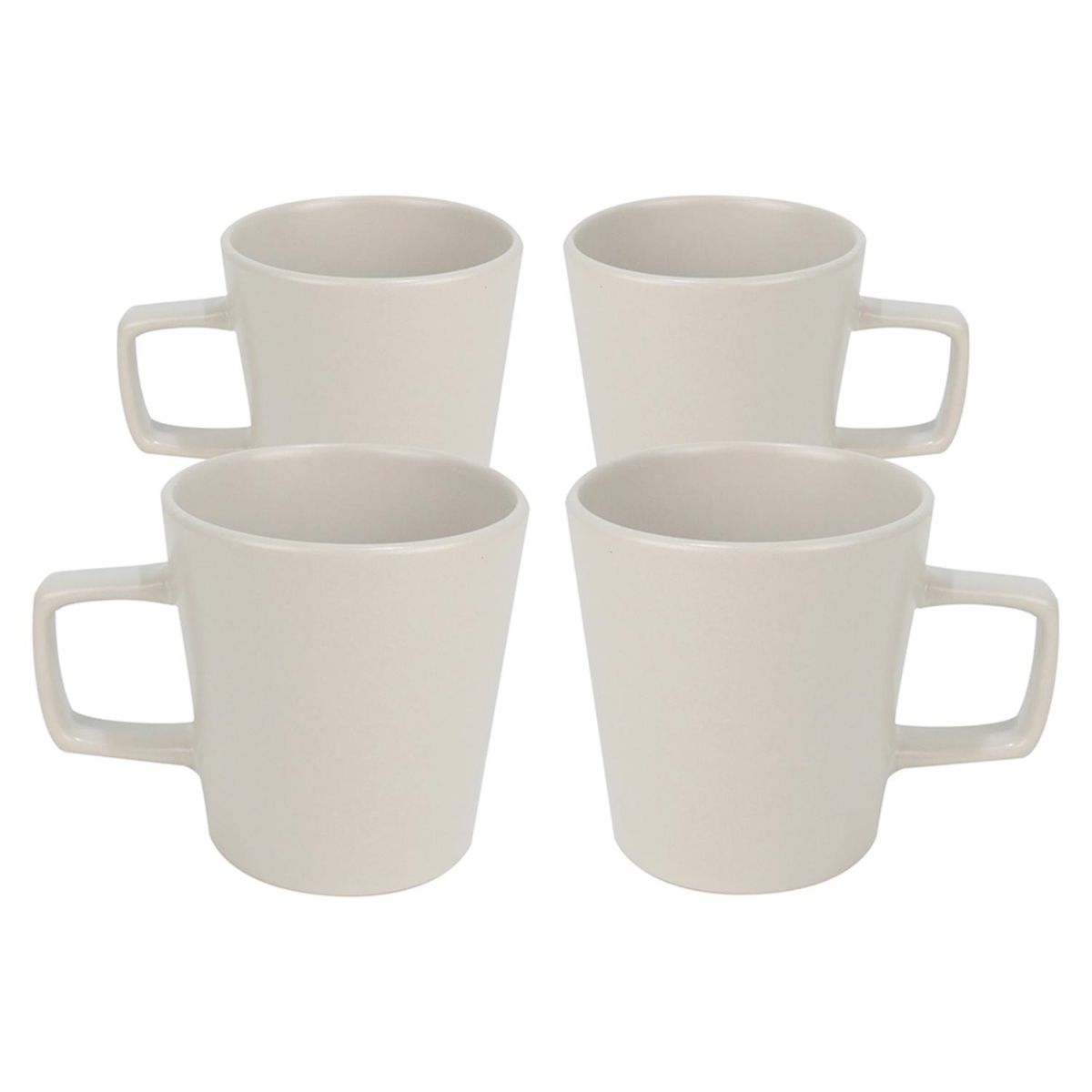 DORAL - Set 4 Piezas Mugs Porto Servo Cerámica Doral