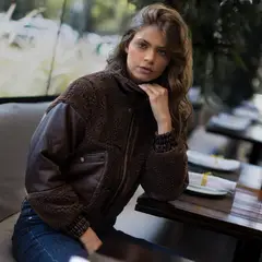 RAINDOOR - Chiporro  Efecto Cuero Frutillar Mujer