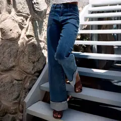 RAINDOOR - Jeans Wide Leg Sun Bone Festival Mujer