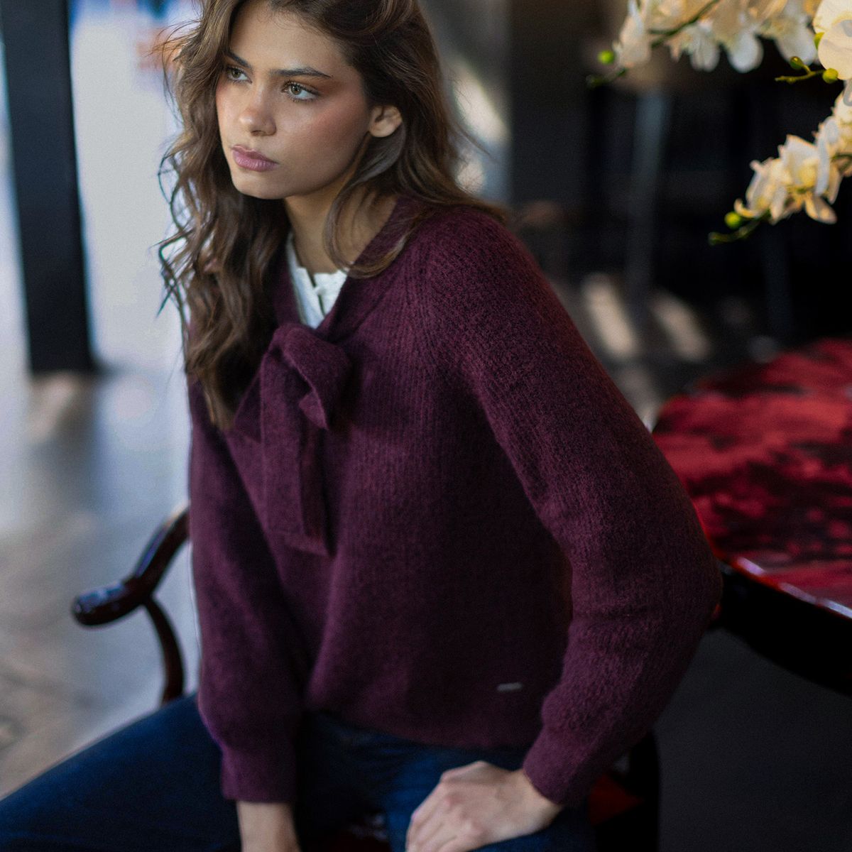 RAINDOOR - Sweater Polo Mujer Raindoor