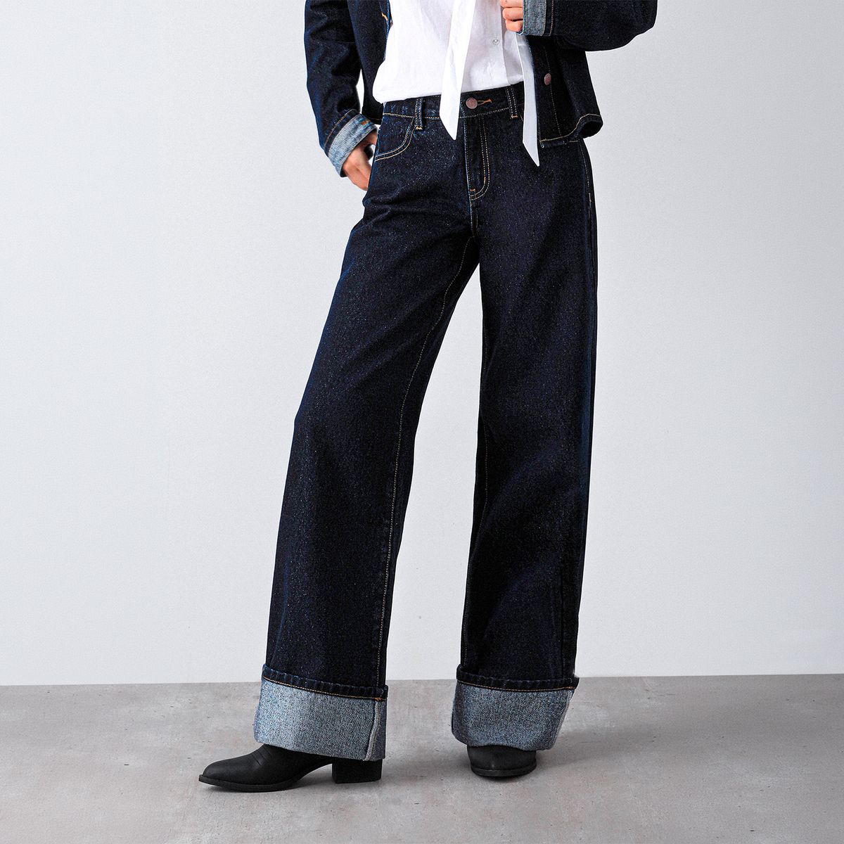 RAINDOOR - Jeans Wide Leg Mujer Raindoor