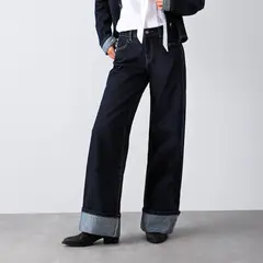 RAINDOOR - Pantalón Straight Tiro Bajo Mujer